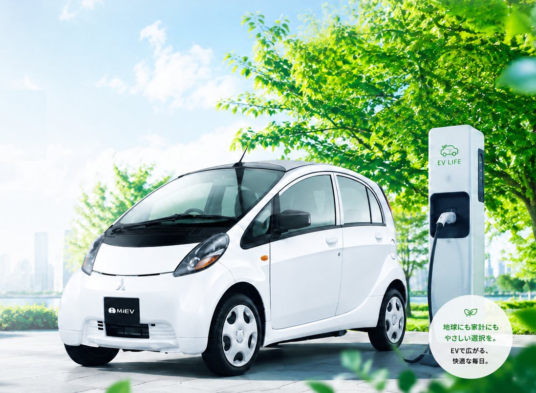 EV・電気自動車と充電スタンド