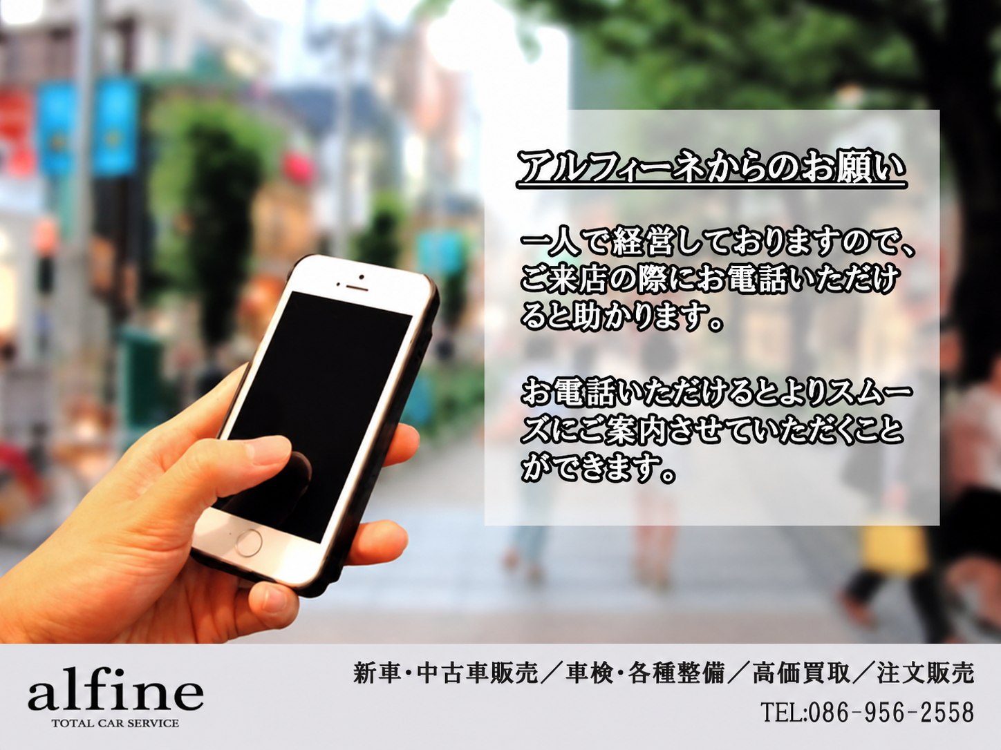 アルフィーネからのお願い